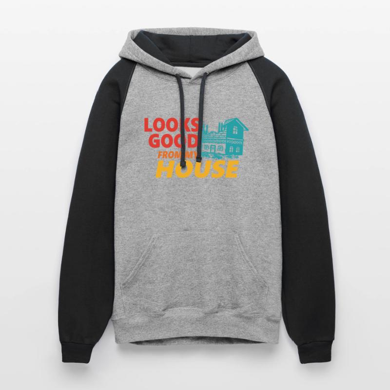 Look Good From My House Funny Retro Apparel