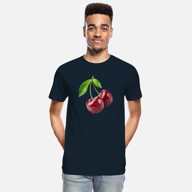 lowpoly cherry fruit