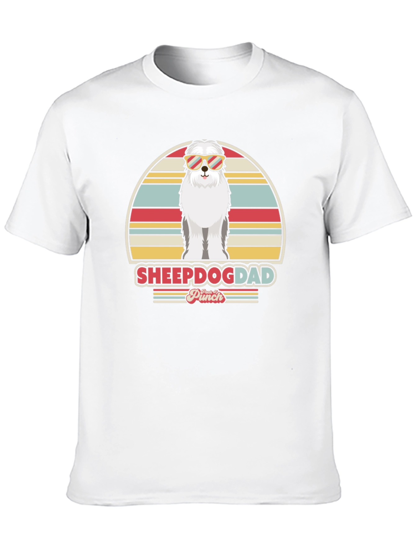 Sheepadogdad T-Shirt - Retro Style