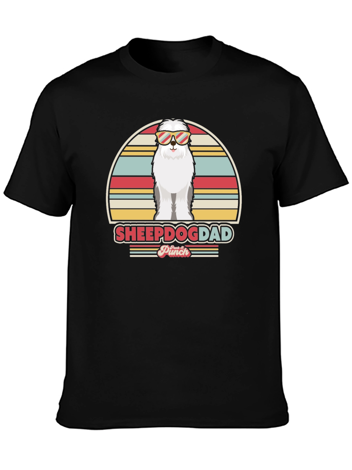 Sheepadogdad T-Shirt - Retro Style