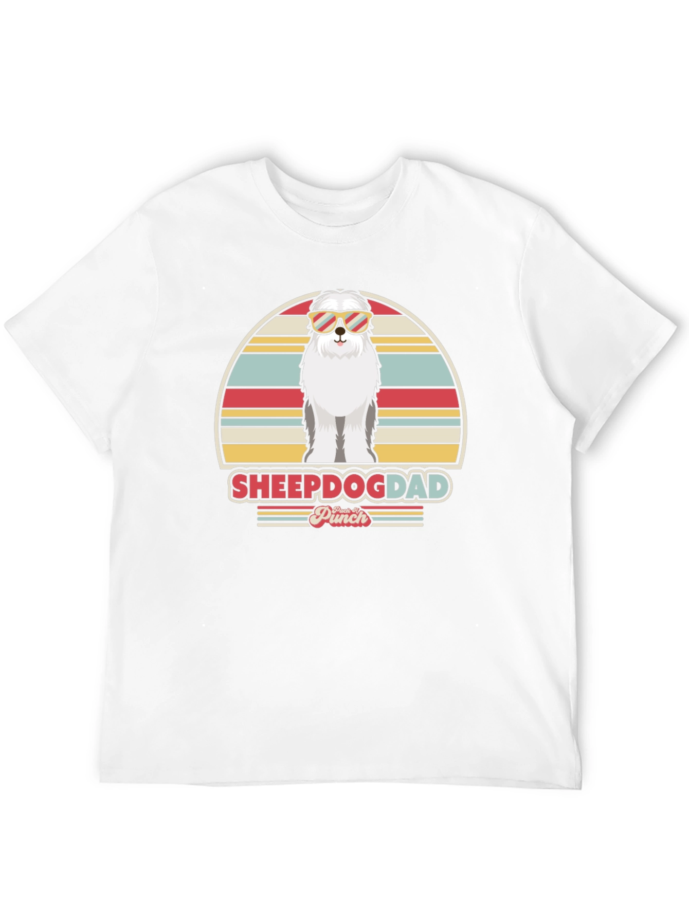 Sheepadogdad T-Shirt - Retro Style