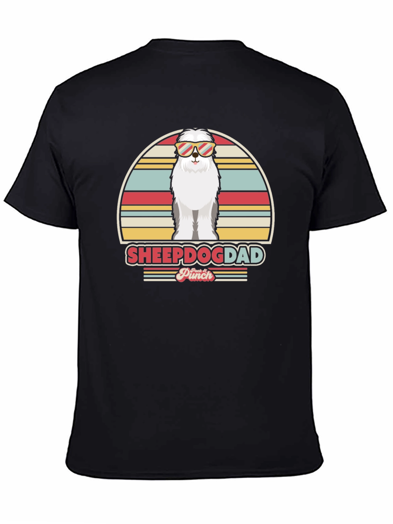Sheepadogdad T-Shirt - Retro Style