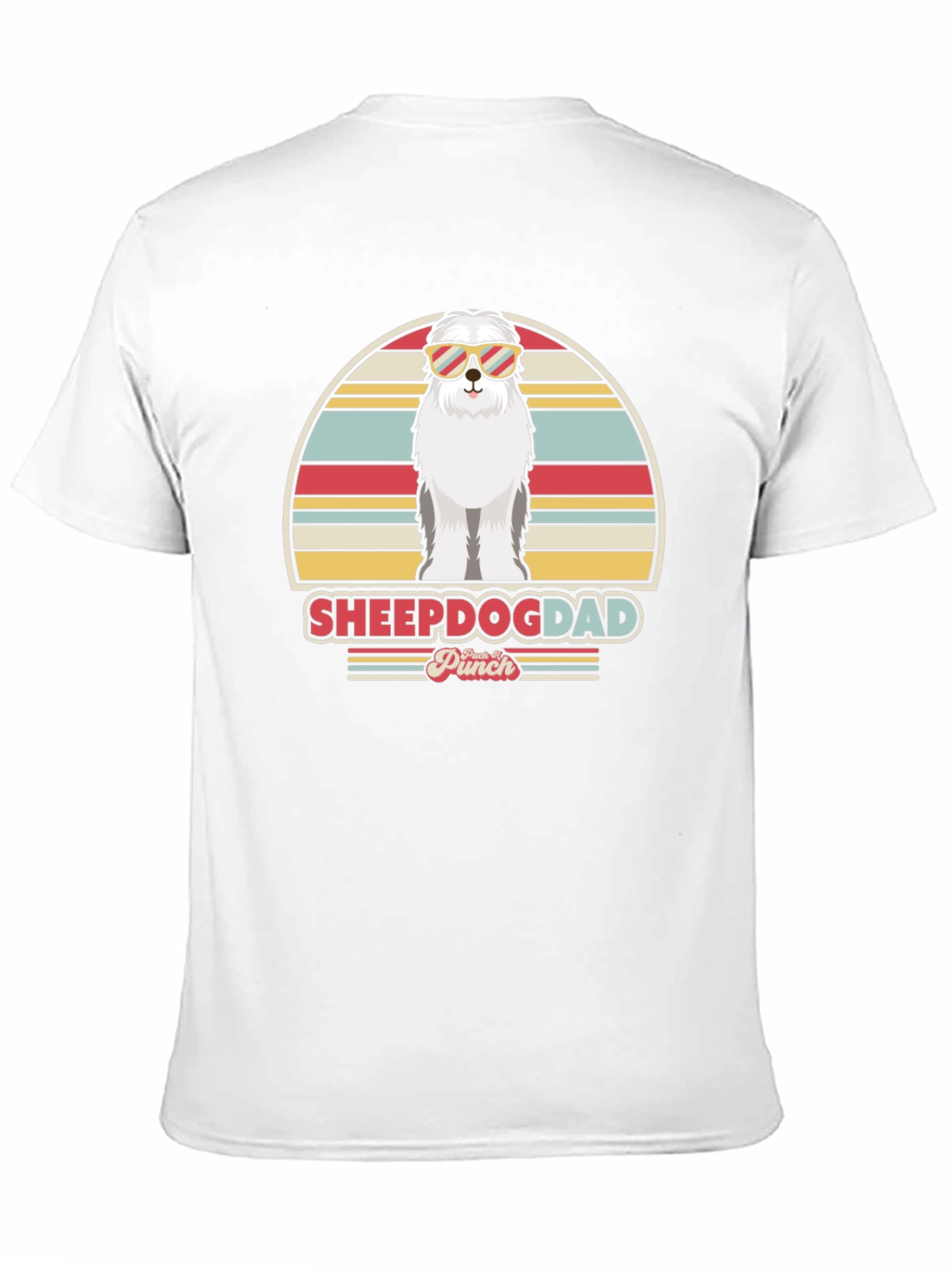 Sheepadogdad T-Shirt - Retro Style