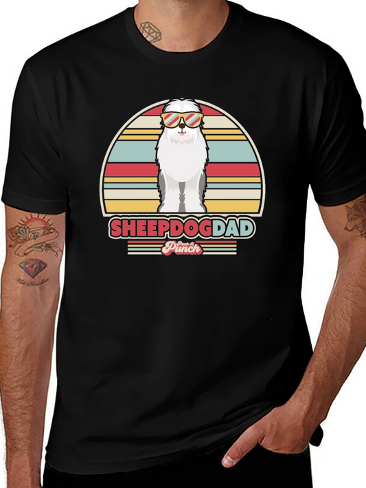 Sheepadogdad T-Shirt - Retro Style