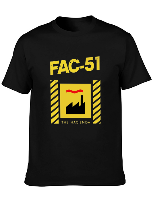 FAC-51 The Hacienda T-Shirt - Retro Club Tee