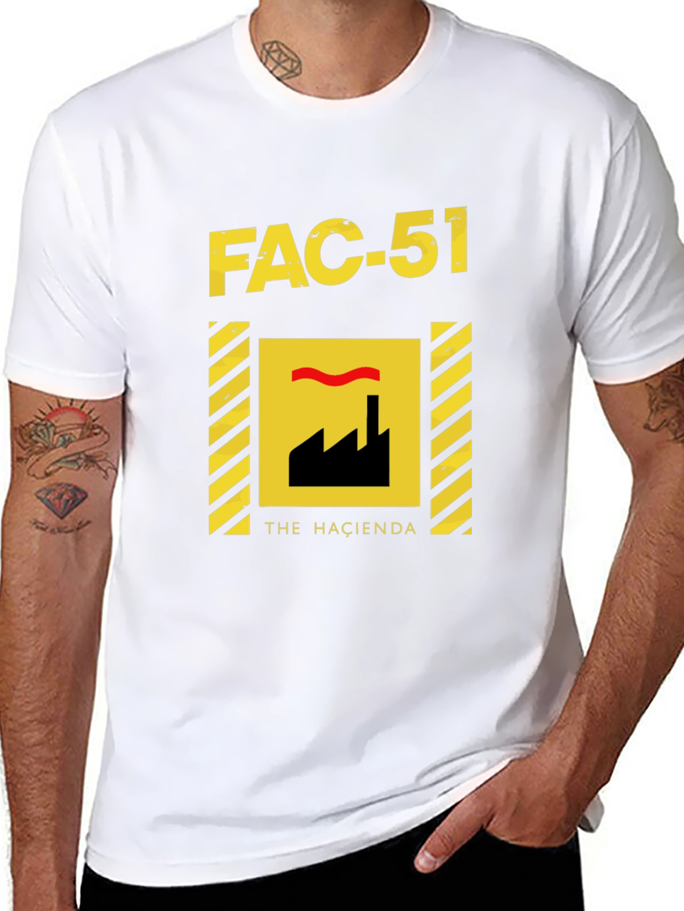 FAC-51 The Hacienda T-Shirt - Retro Club Tee