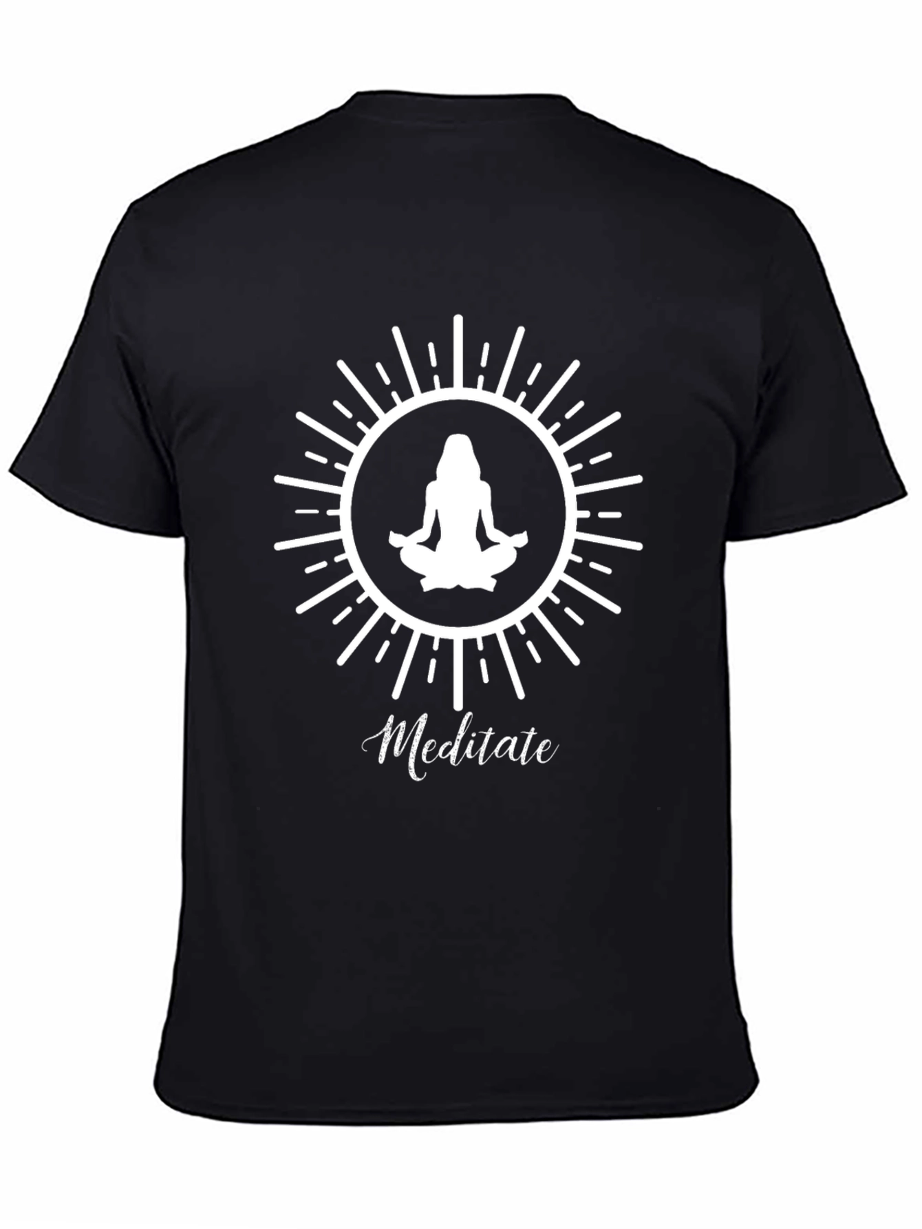 Meditate T-Shirt: Yoga Design Relaxed Fit