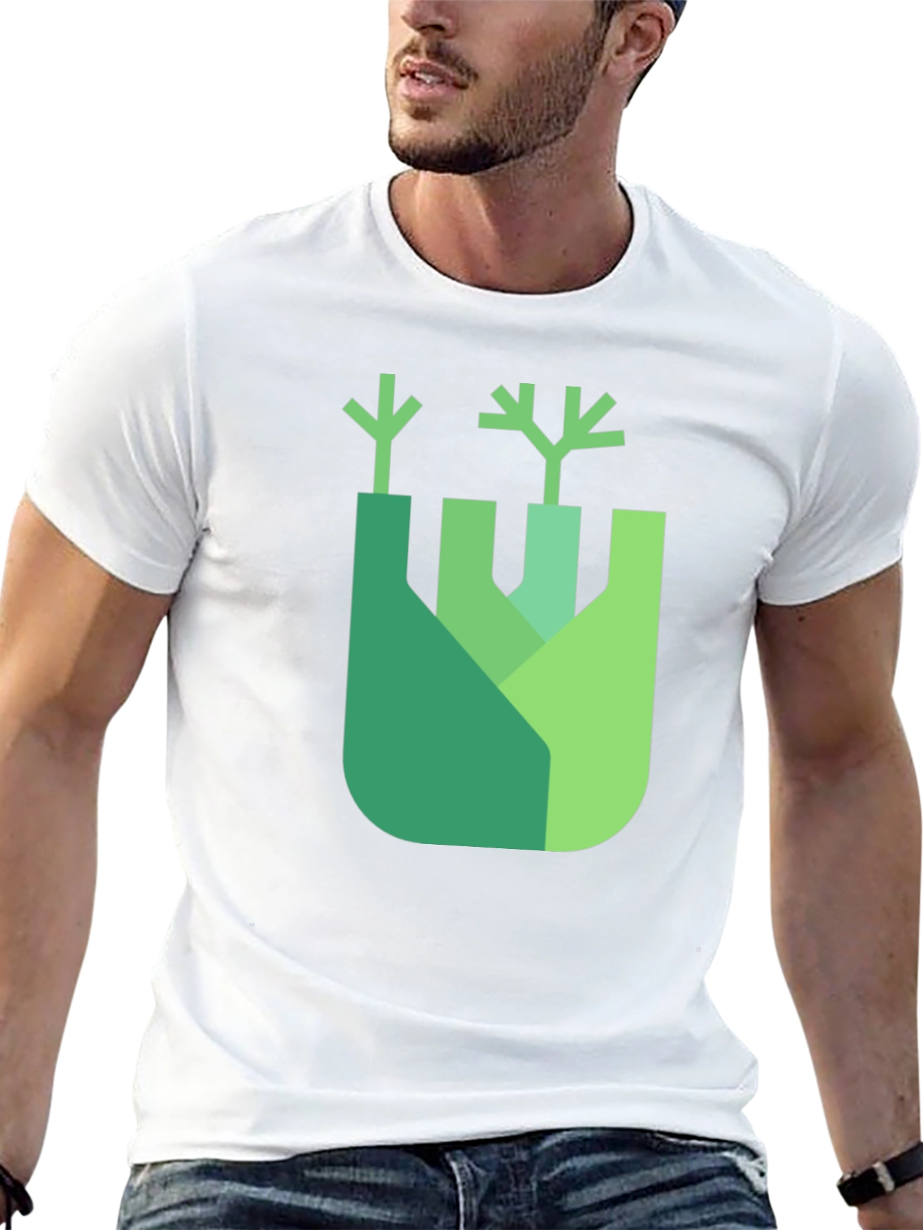Modern Fennel Graphic Tee - Unique Food Lovers Shirt