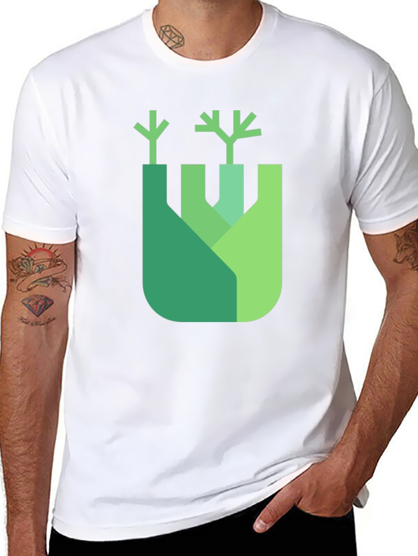 Modern Fennel Graphic Tee - Unique Food Lovers Shirt