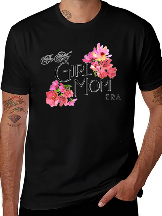 In My Girl Mom Era Black T-Shirt
