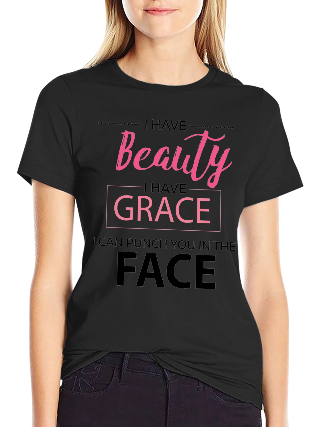 Beauty Grace Punch Face T-Shirt