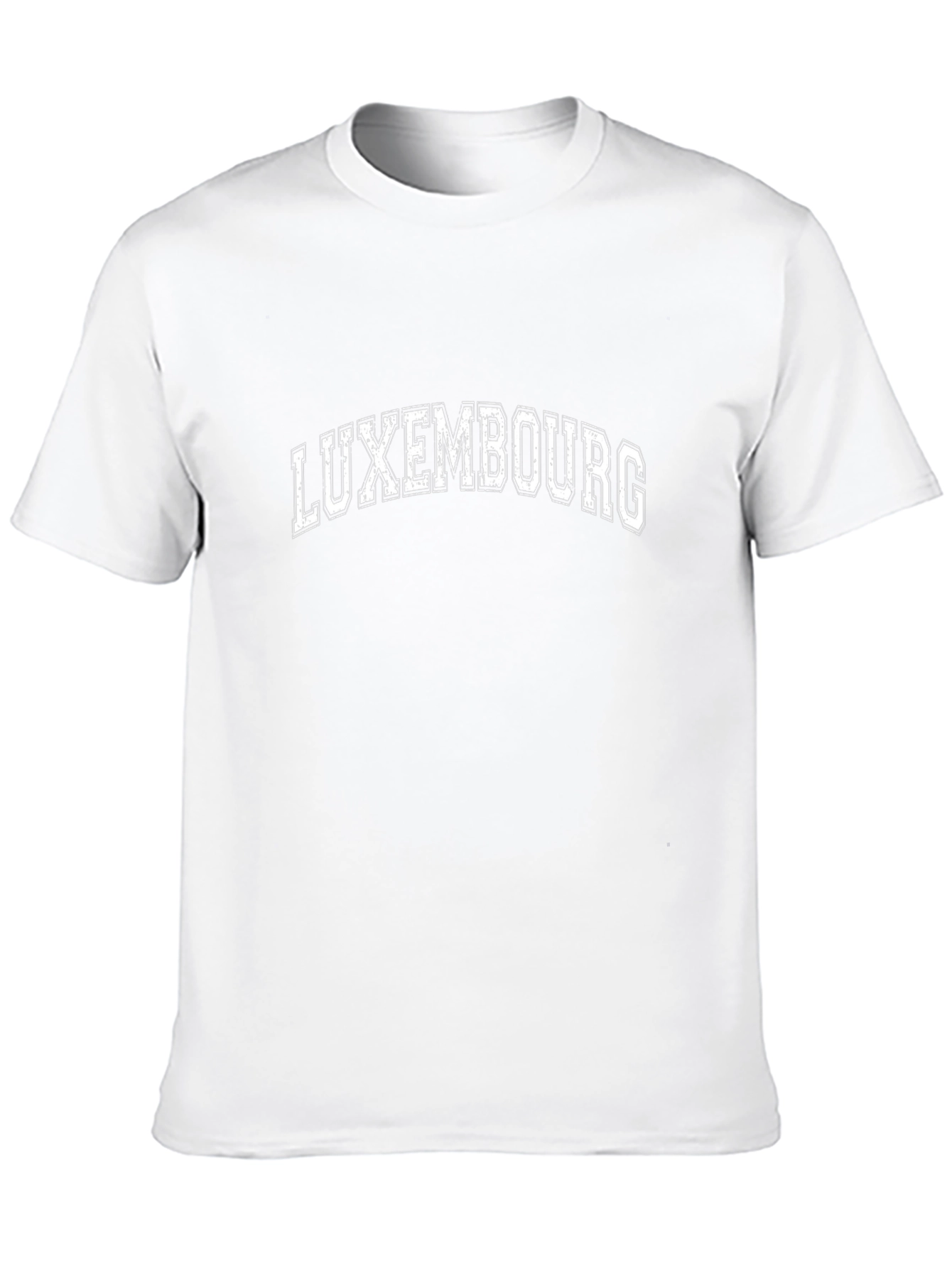 Luxembourg Graphic Tee - Black Cotton Comfort