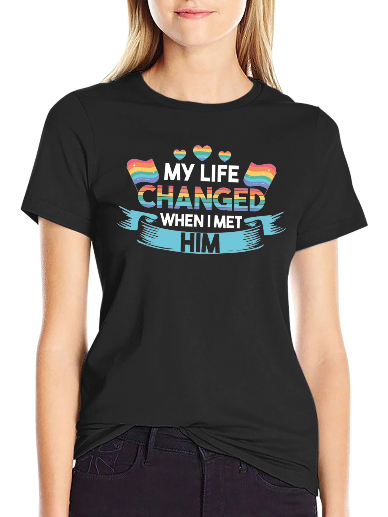 My Life Changed When I Met Him T-Shirt