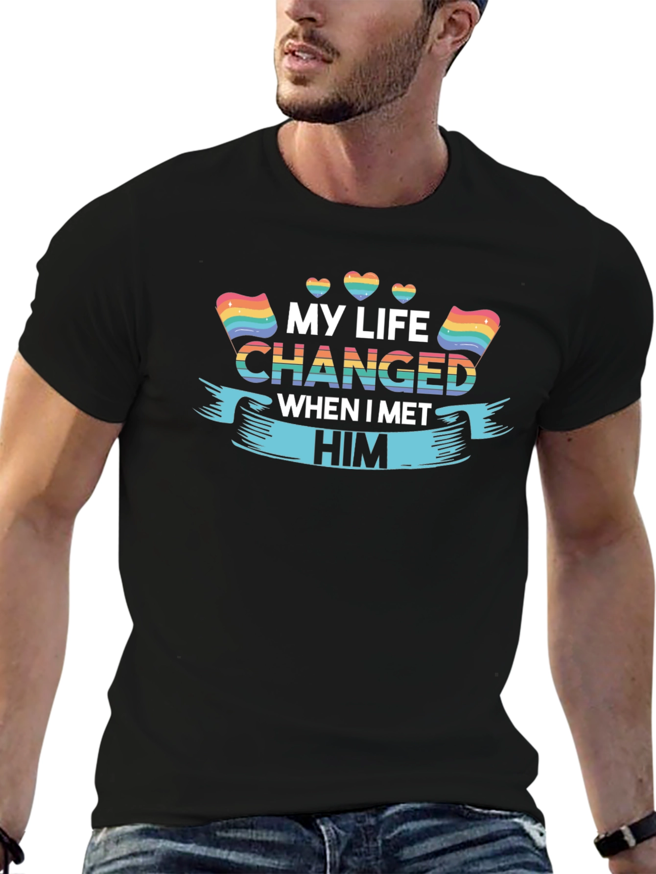 My Life Changed When I Met Him T-Shirt