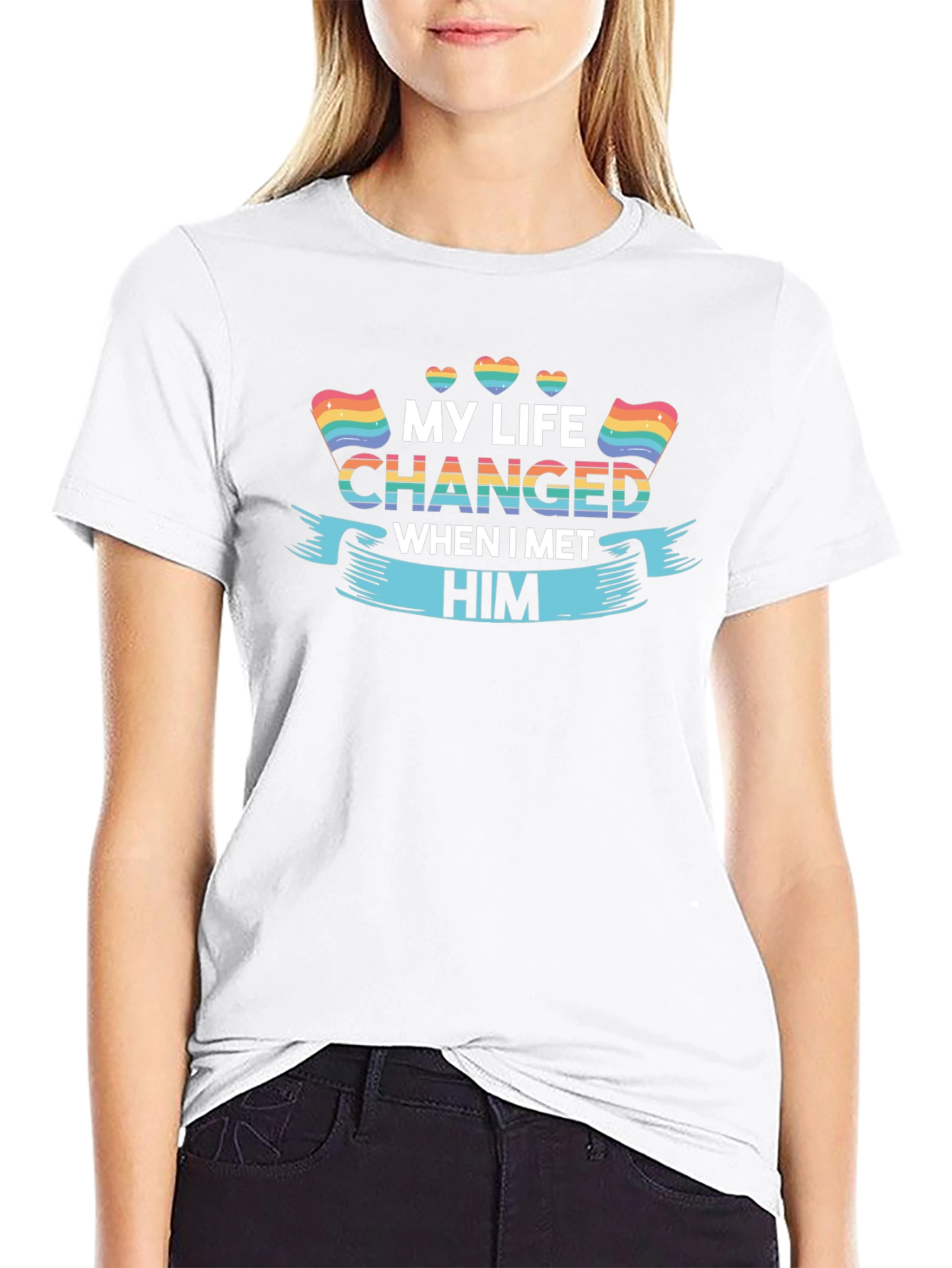 My Life Changed When I Met Him T-Shirt