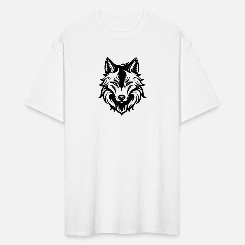 Majestic Wolf Silhouette Design
