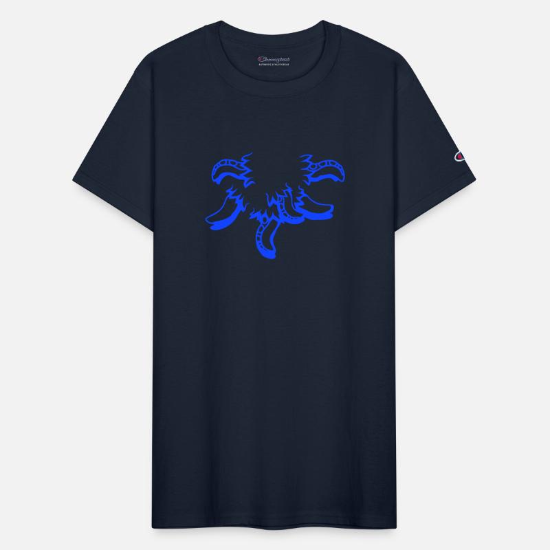 Many Tentacles 6 octopus monster torn shirt alien