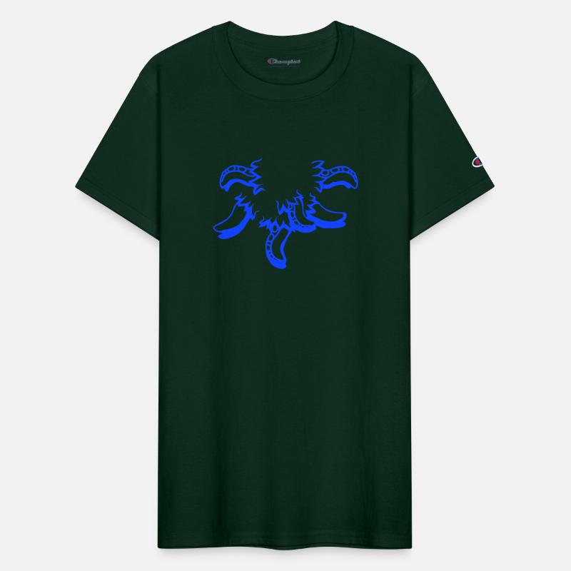 Many Tentacles 6 octopus monster torn shirt alien