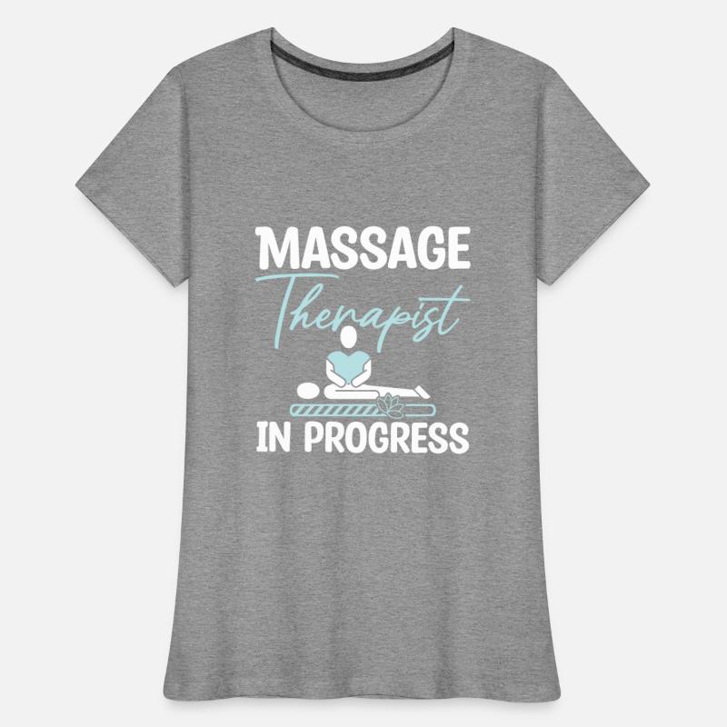 Massage therapist in progress