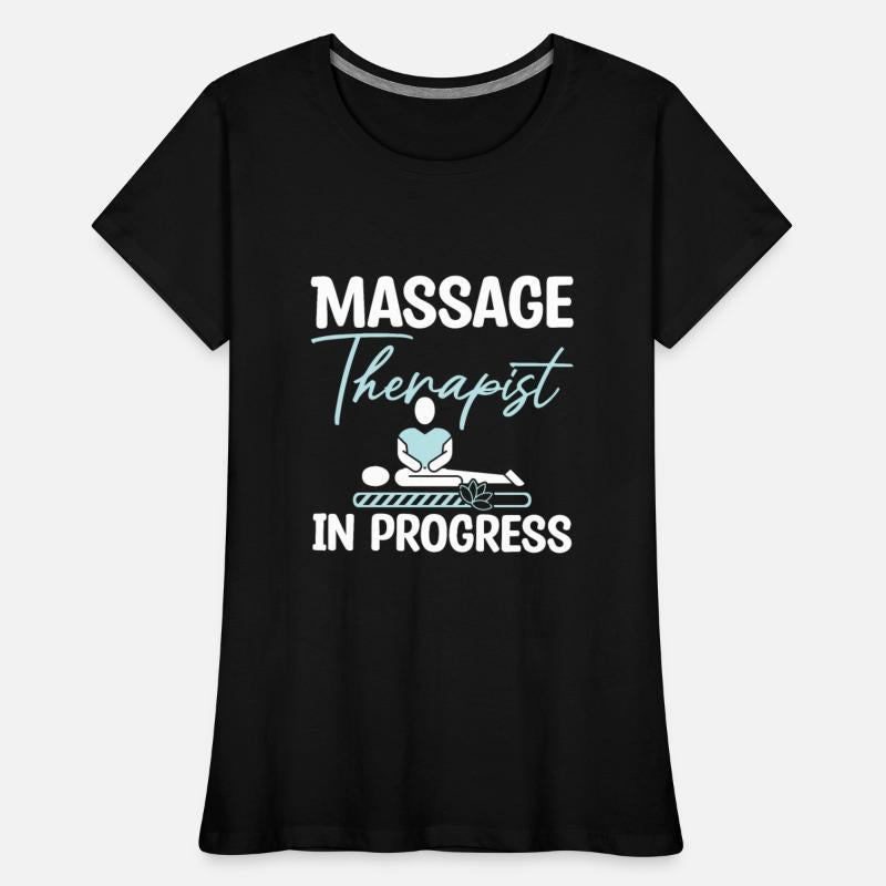 Massage therapist in progress