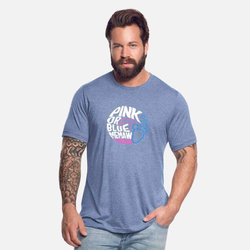 Memaw Shirt, Pink Or Blue Memaw Loves You Baby