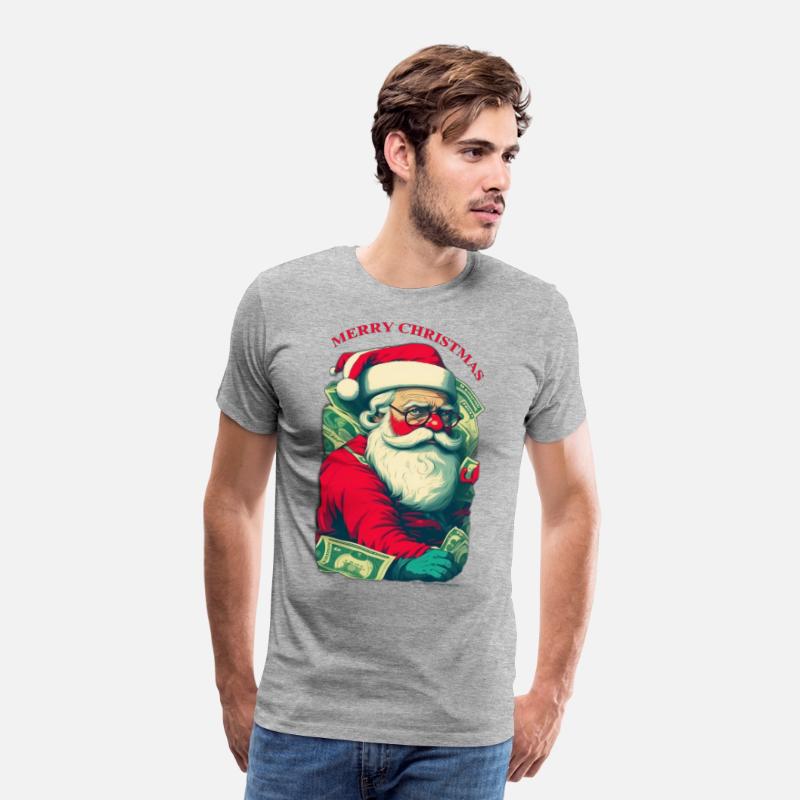 Merry Christmas Santa Dollar Bill