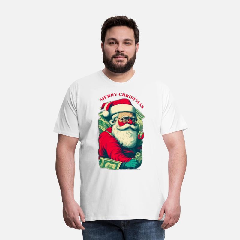 Merry Christmas Santa Dollar Bill