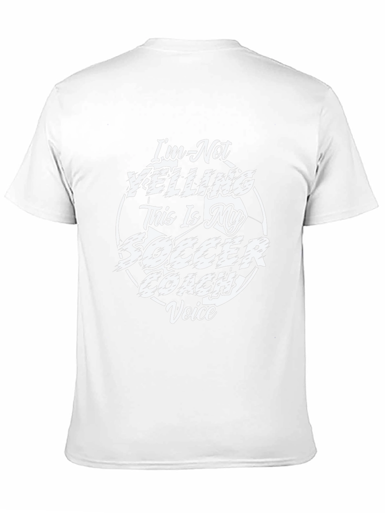 Soccer Coach Voice T-Shirt - Funny Sports Tee
