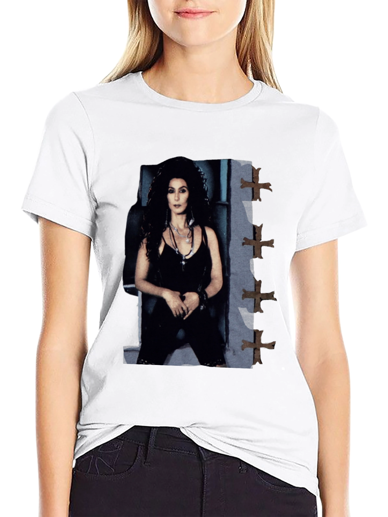 Cher T-Shirt - Classic Black Outfit