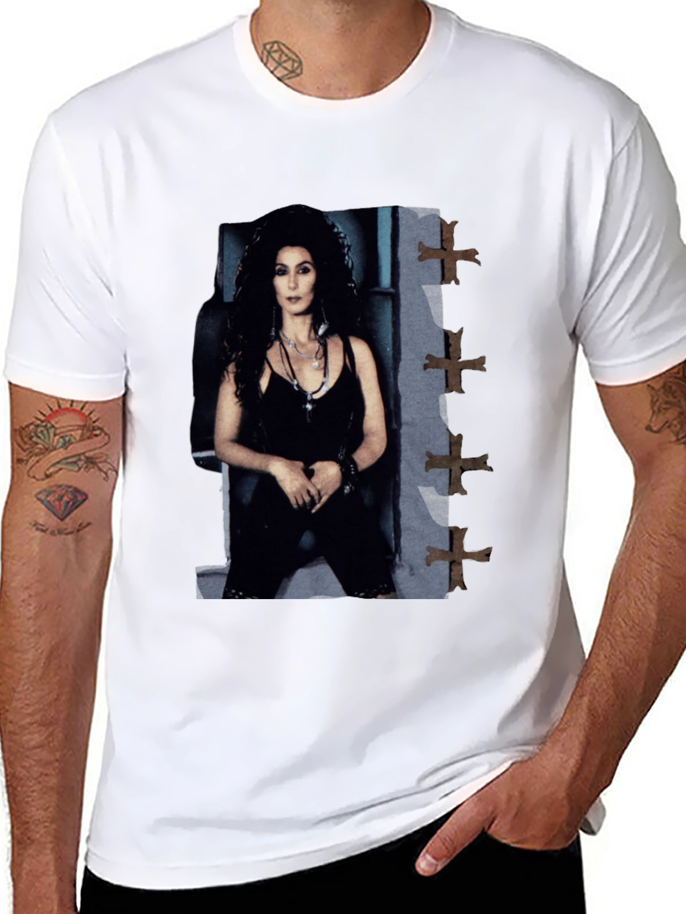 Cher T-Shirt - Classic Black Outfit
