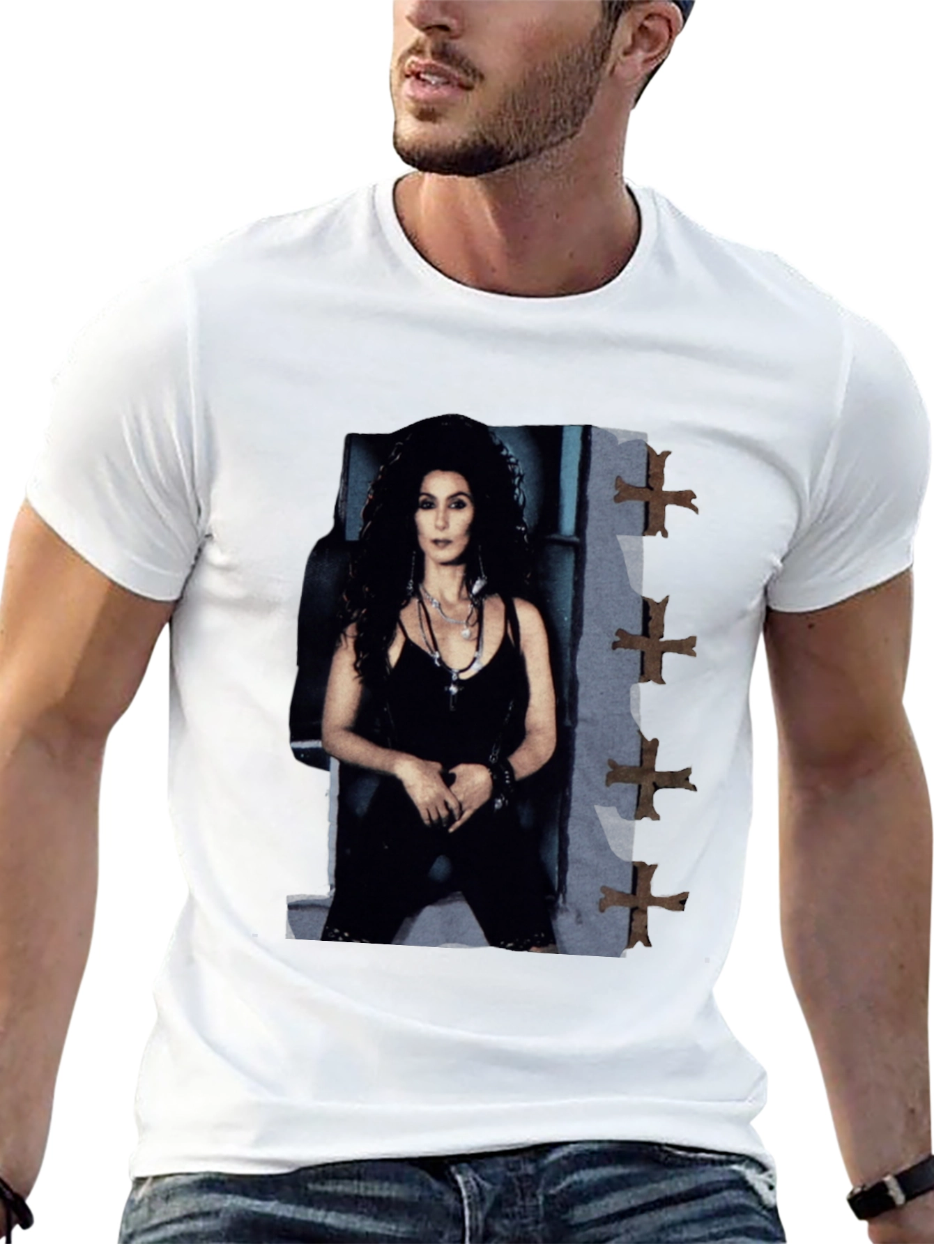 Cher T-Shirt - Classic Black Outfit