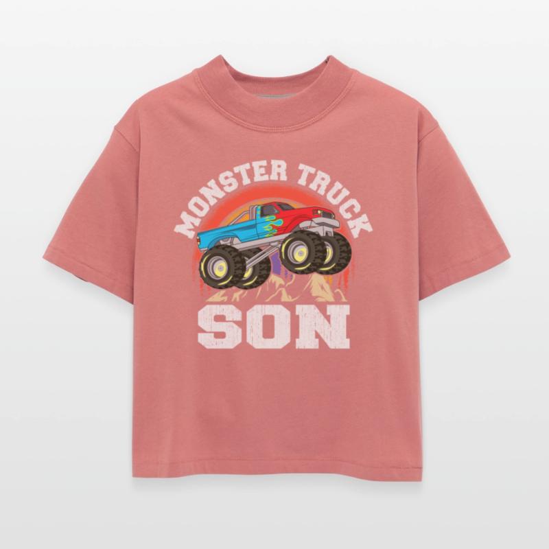 Monster Truck Son Matching Family Monster Truck