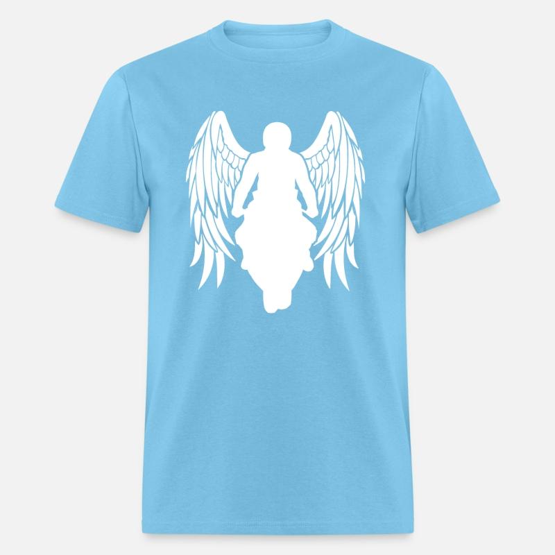 motorcyclist angel wings sportsbike racingbike