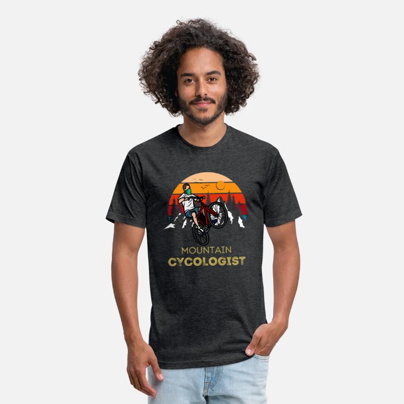 Mountain Cycologist Retro Sunset Cycling