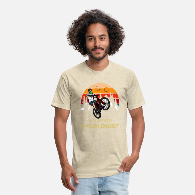 Mountain Cycologist Retro Sunset Cycling