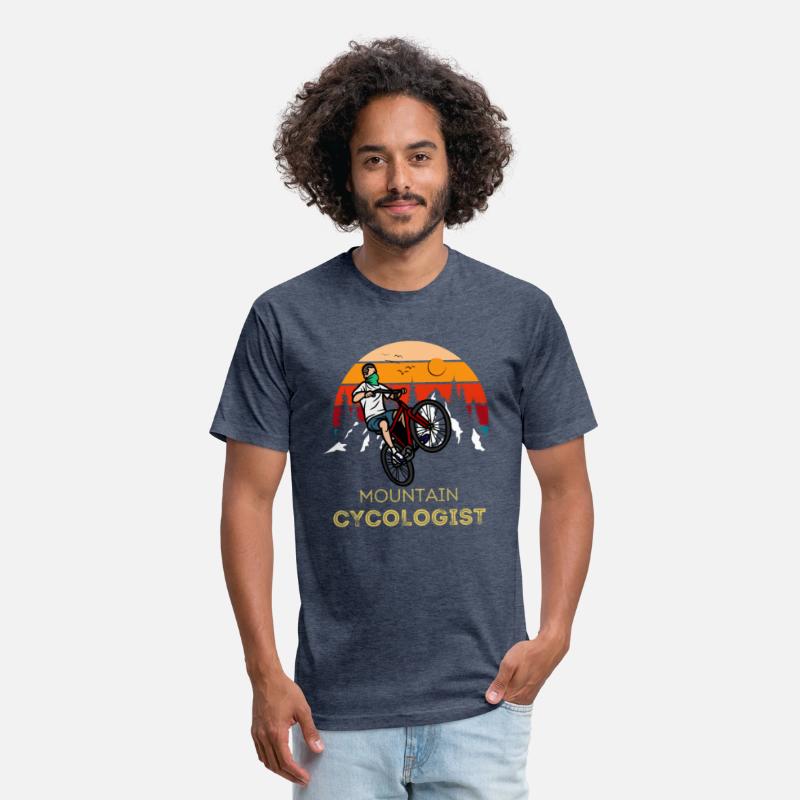 Mountain Cycologist Retro Sunset Cycling