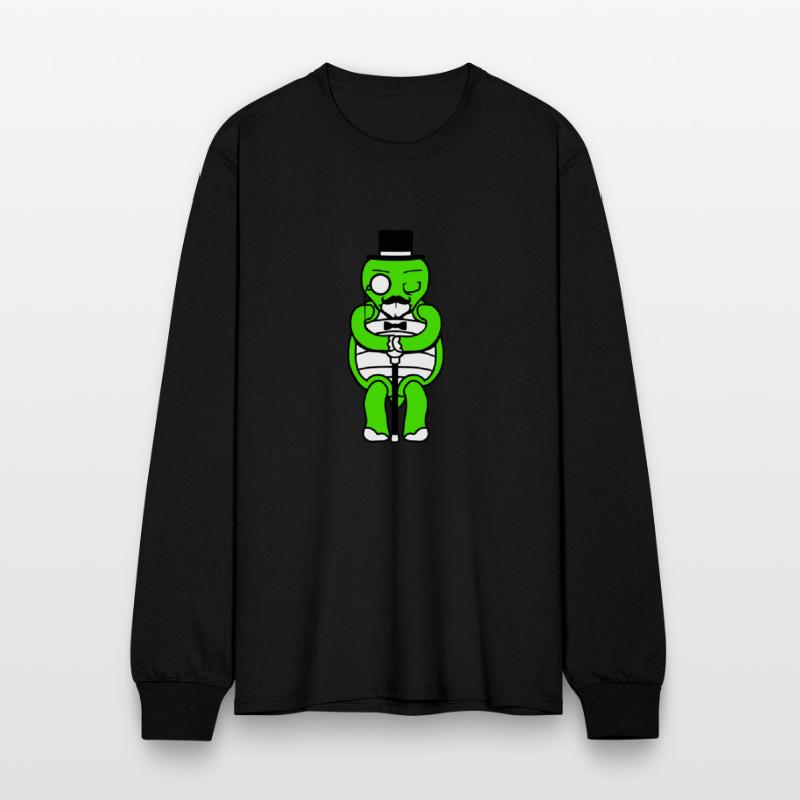 Mr. Tortoise Sir Gentleman Rich Top Hat Monocle