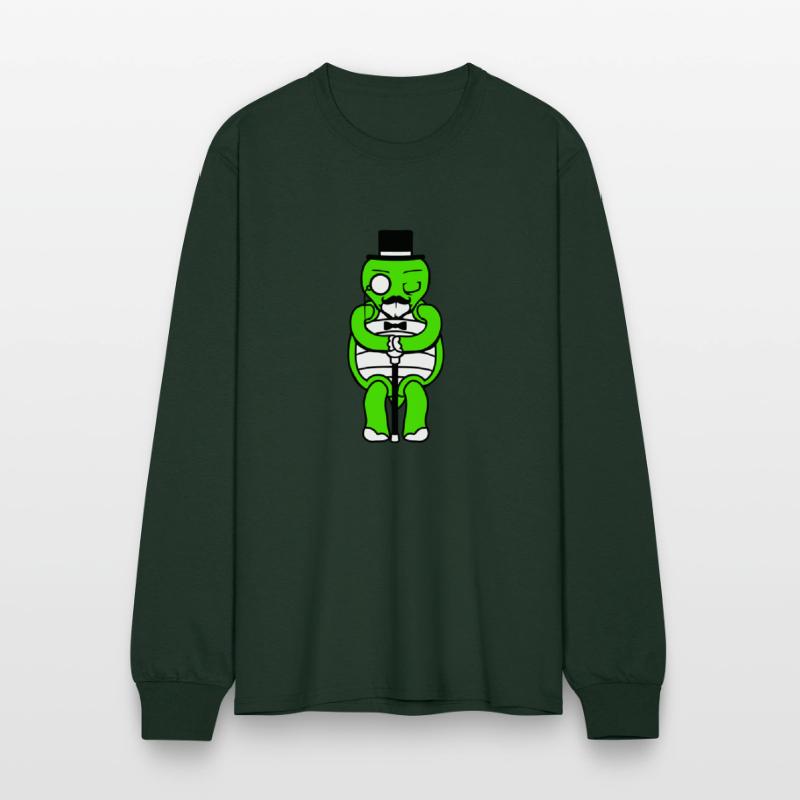 Mr. Tortoise Sir Gentleman Rich Top Hat Monocle