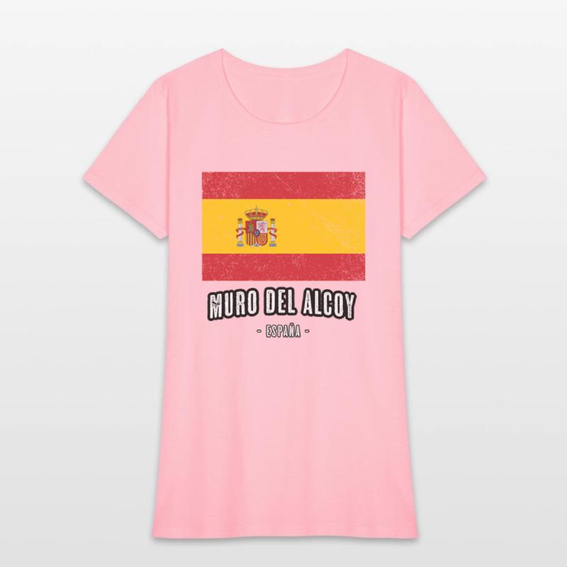 Muro Del Alcoy Spain Es Flag City Bandera Ropa