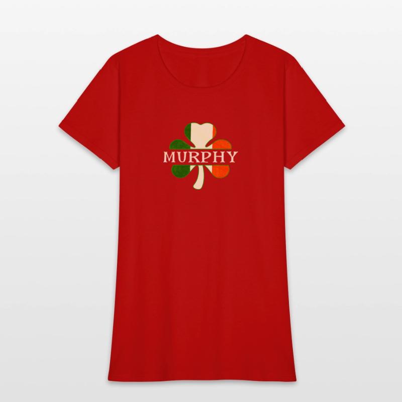 Murphy Irish Surname Ireland Flag Shamrock