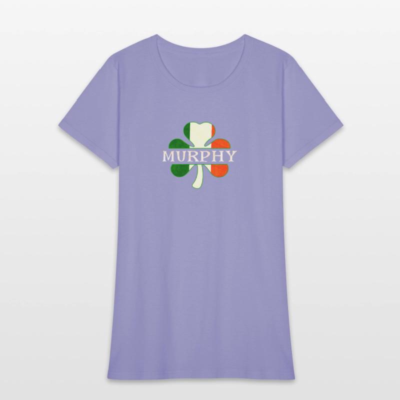 Murphy Irish Surname Ireland Flag Shamrock