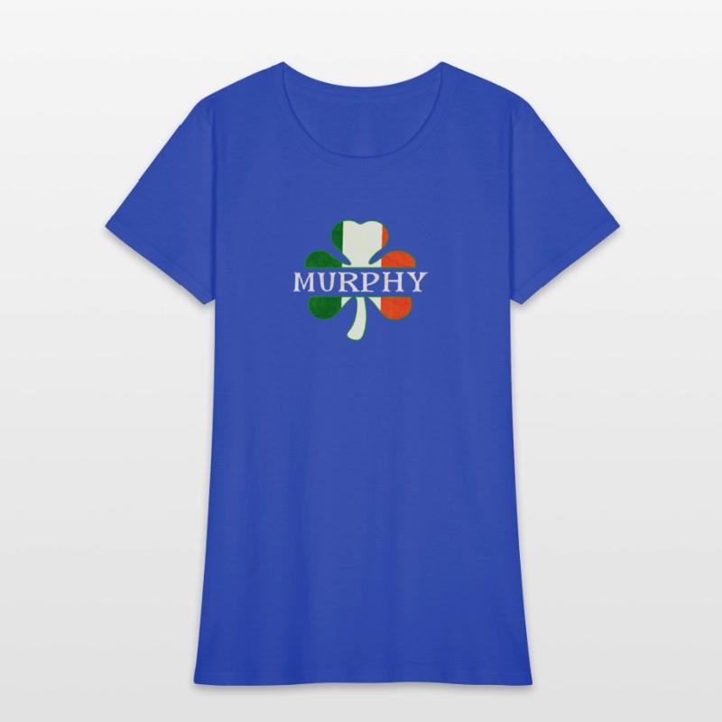 Murphy Irish Surname Ireland Flag Shamrock