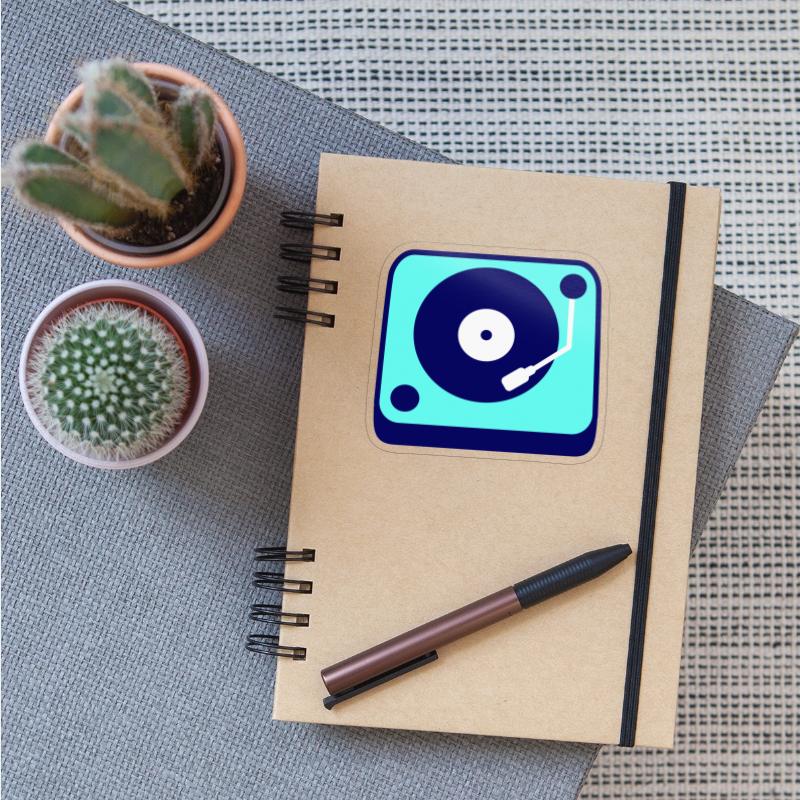 Music Record Player Vinyl Plate Retro DJ Mixer