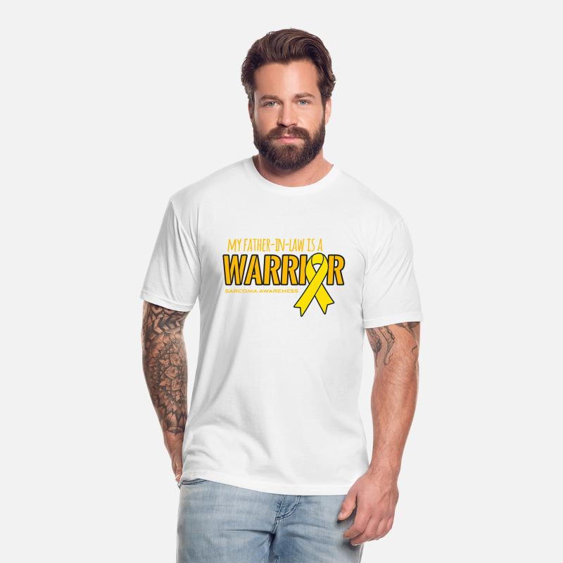 My Father in law is a Warrior Sarcoma Ribbon Shirt