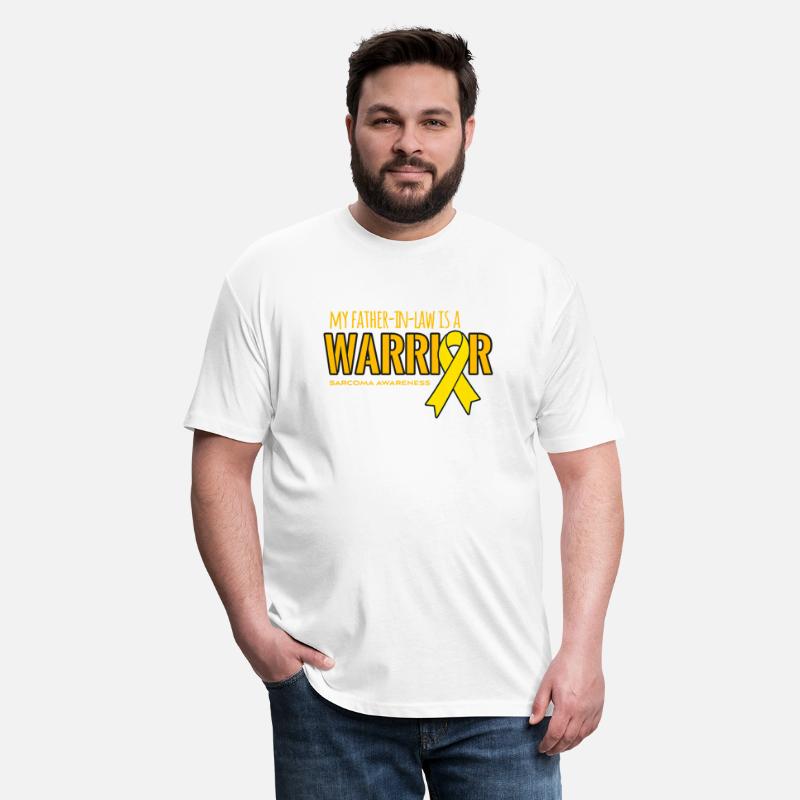 My Father in law is a Warrior Sarcoma Ribbon Shirt