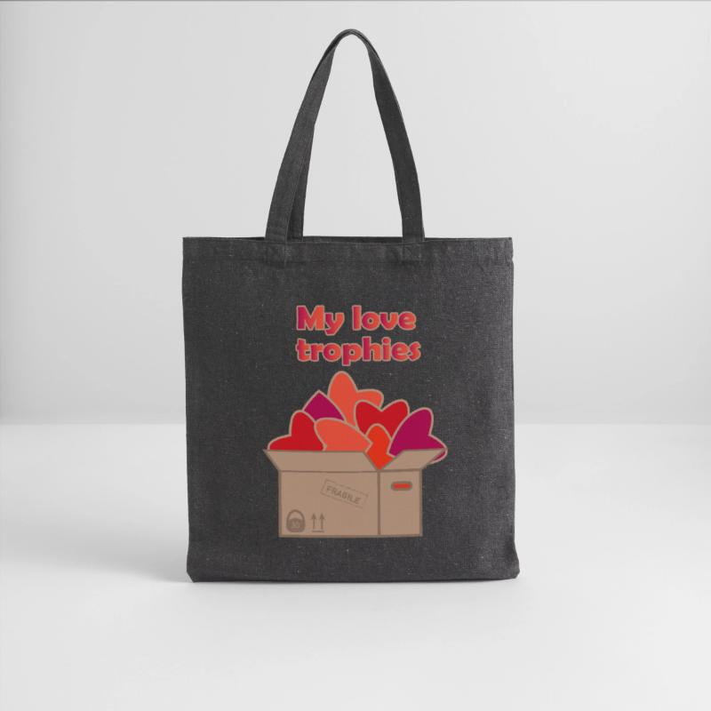 My love trophies in box full of hearts