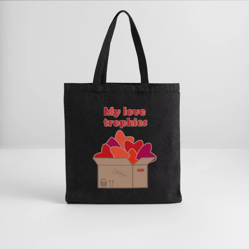 My love trophies in box full of hearts