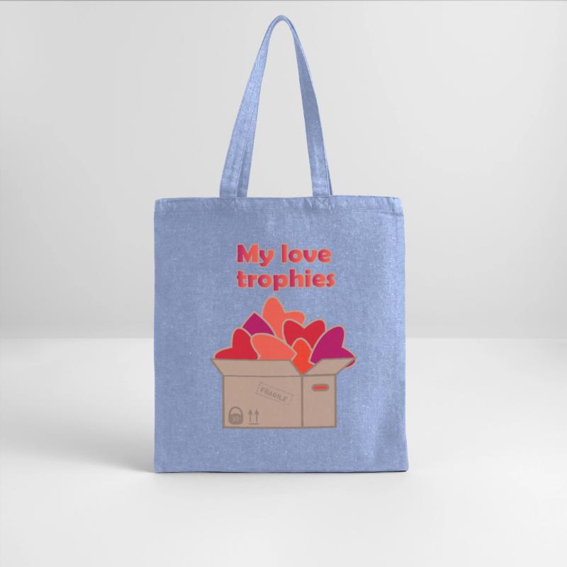 My love trophies in box full of hearts