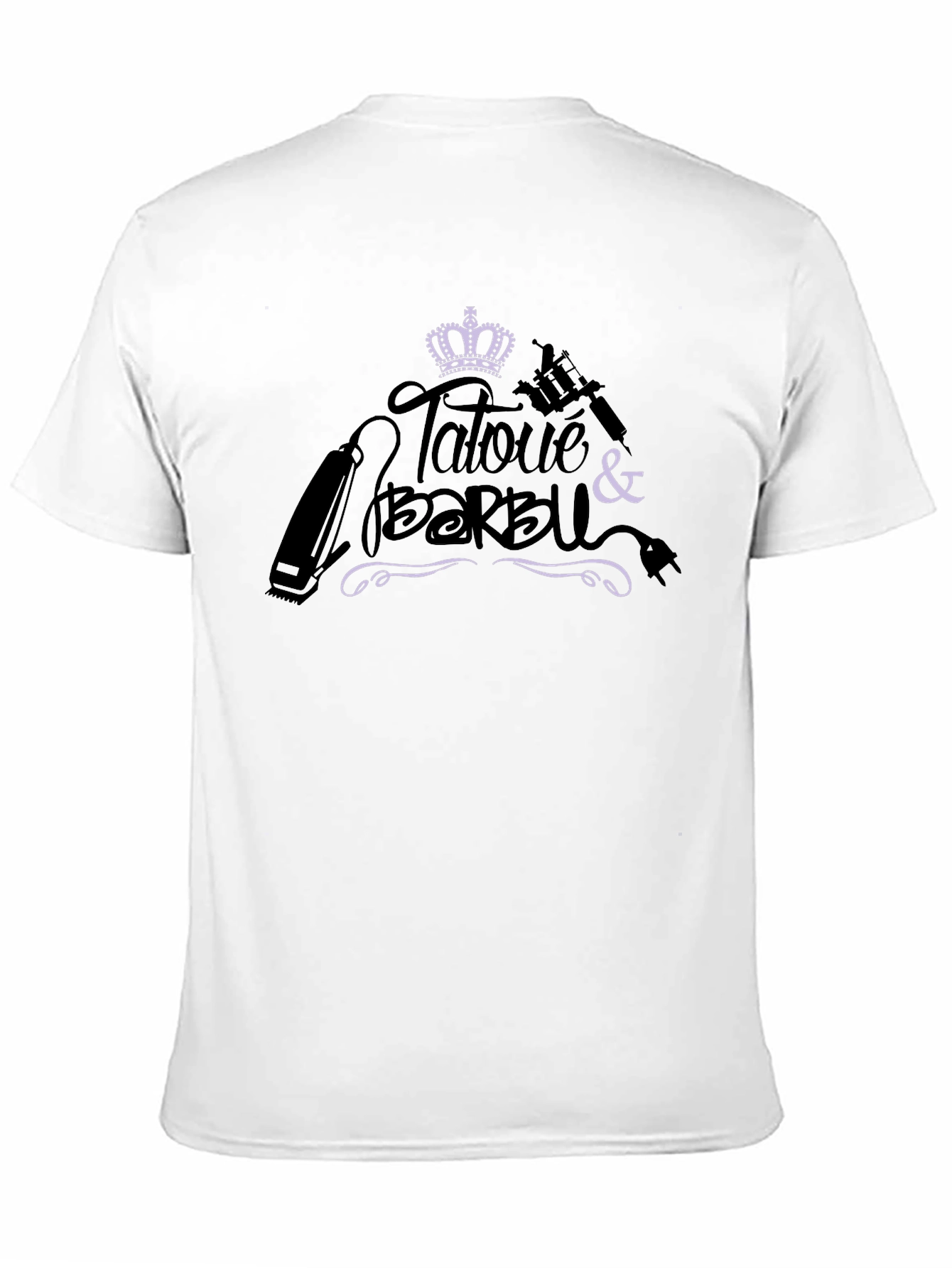 Tattooed & Bearded Crown Graphic Tee