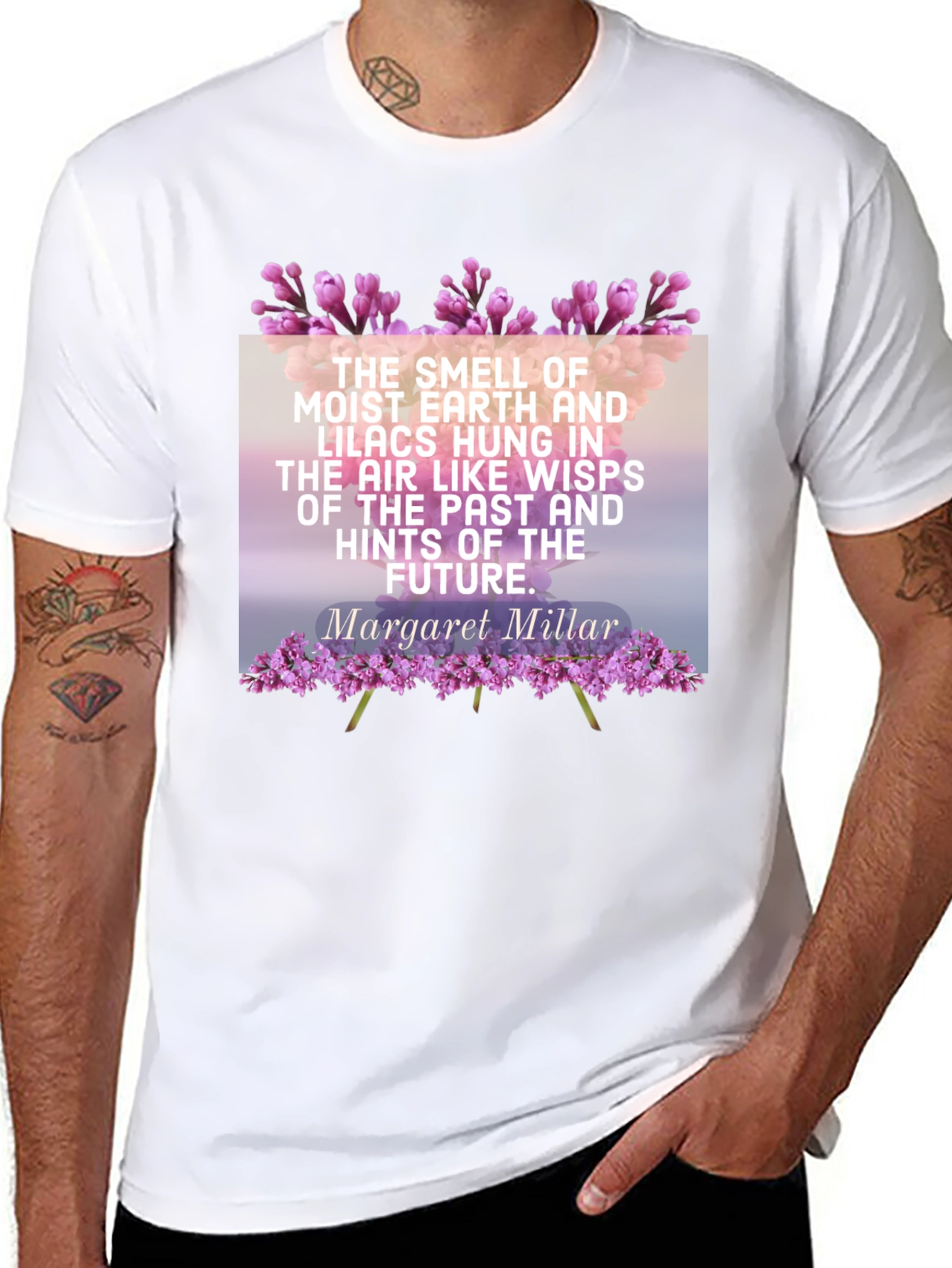 Lilac & Earth Quote T-Shirt